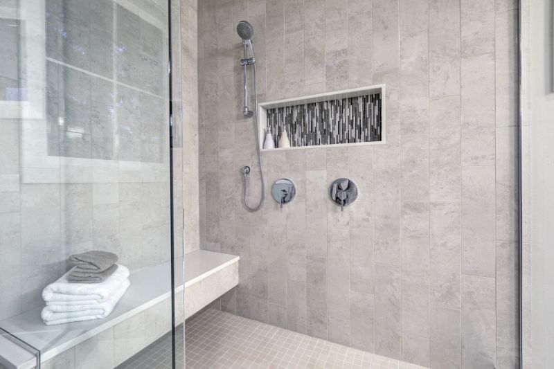 Elegant Shower with Niche